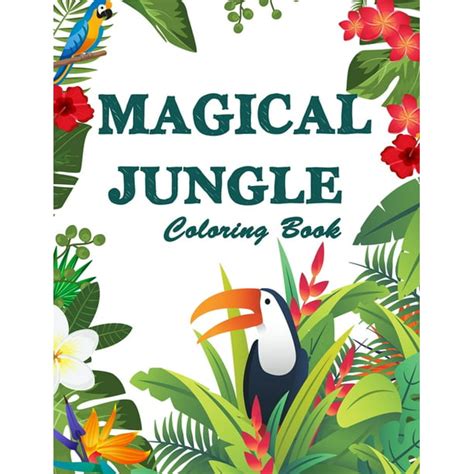 Immerse Yourself in an Enchanted Jungle with Magical Coloring Book